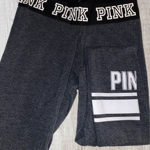 PINK yoga leggings size M